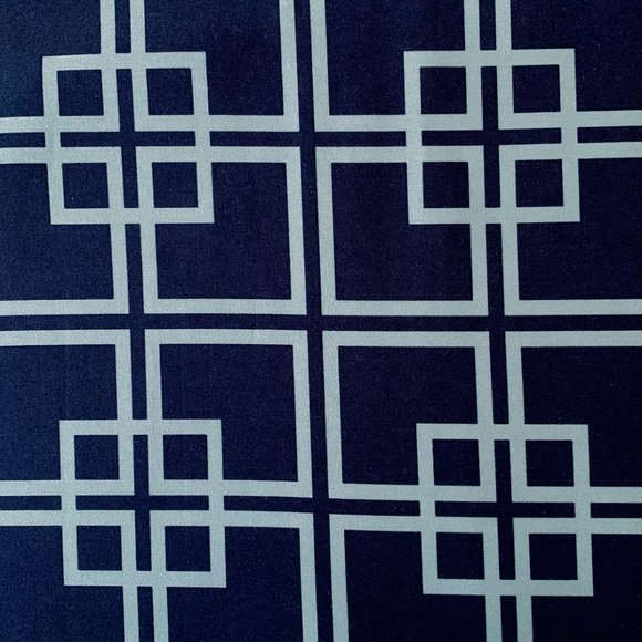 Kravet Modern Light Gray Wool Designer Fabric 33127 1121  9.9 Yards Designer Vicki Payne Free Blue Spirit Fretwork Lattice Trellis Fabric